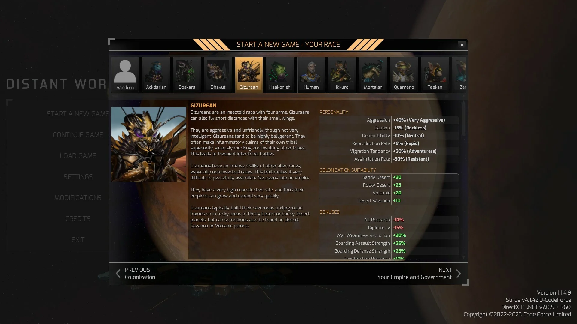Distant Worlds 2: Factions - Quameno and Gizureans - Image 3