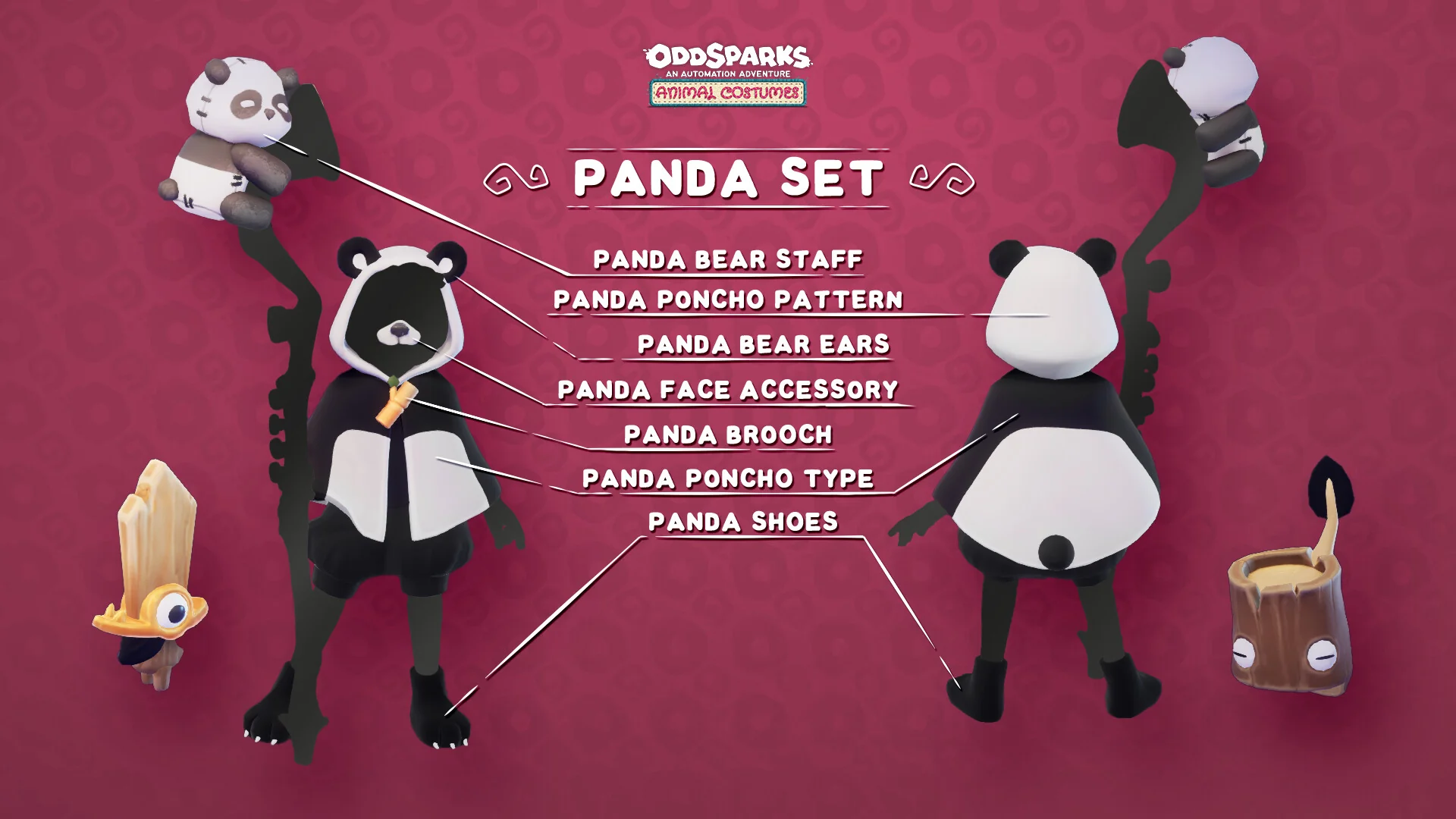 Oddsparks: An Automation Adventure - Tailor's Animal Costumes Pack - Image 2